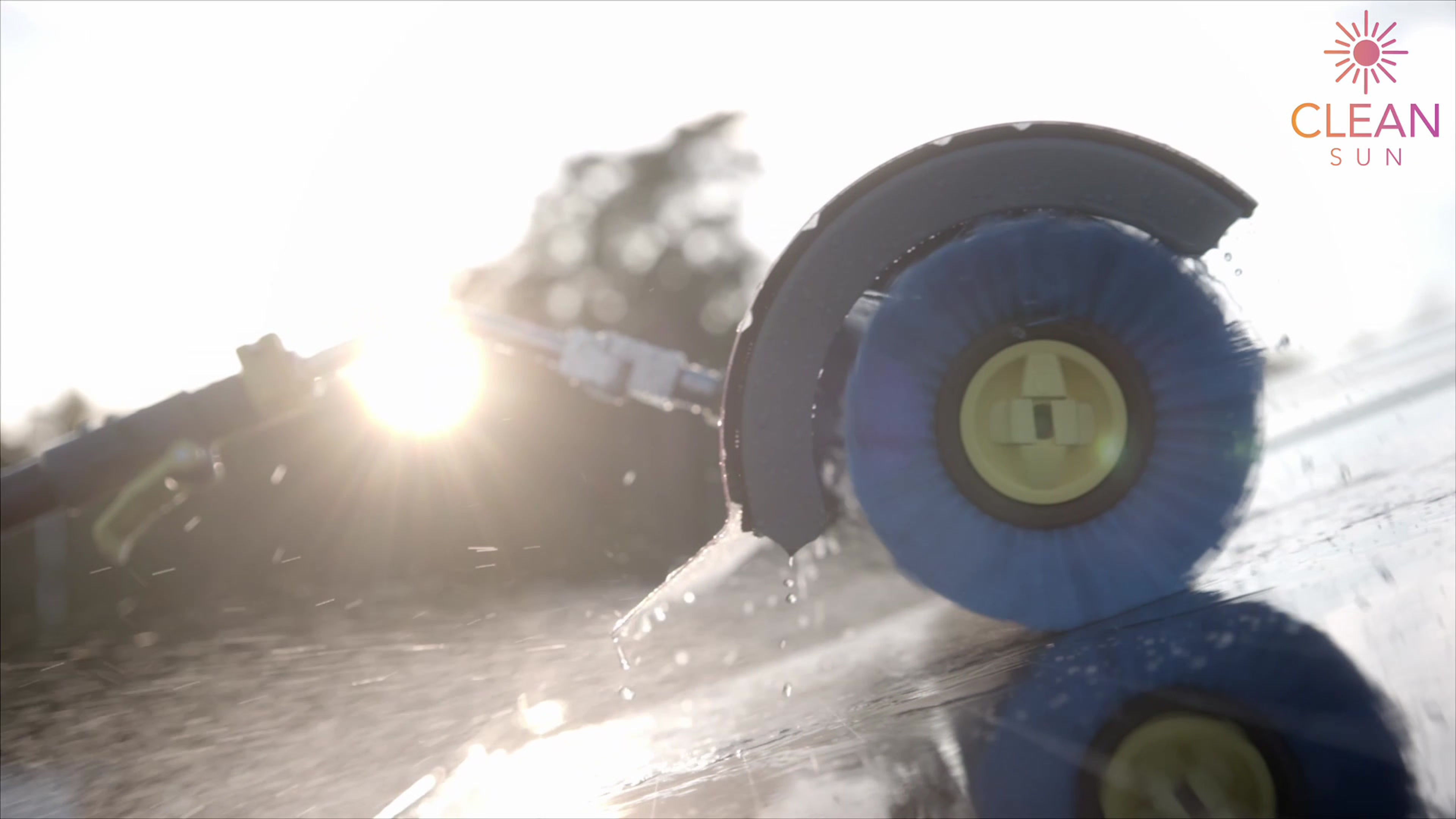 Solcellstvätt, med Clean Sun!